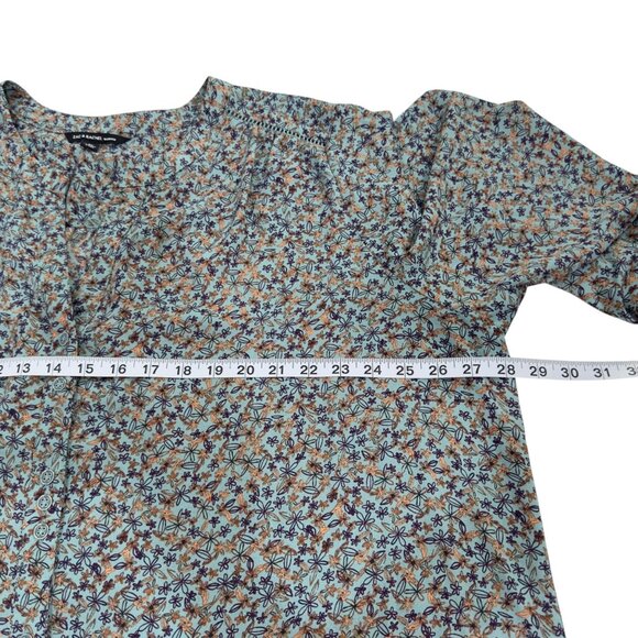 Zac & Rachel Womens Plus Size 3X Floral Long Sleeve Button Up  Top Blouse - Picture 4 of 13